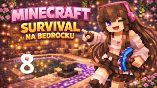 Survival na bedrocku 🌸#8🌸 zbieram surowce na nowy dom! 🏡 