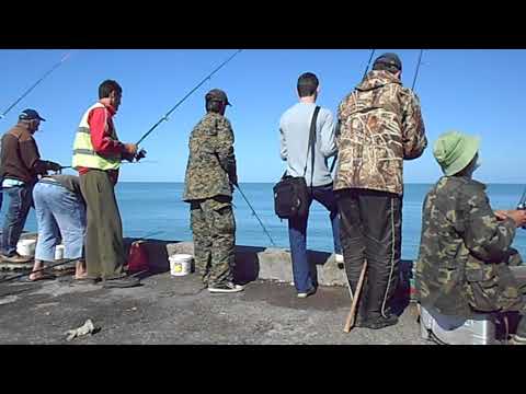 Рыбалка  02.06.2012 на причале. Эдгар и Роберт. Кобулети  kobuleti ქობულეთი