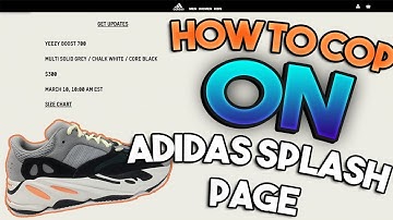 HOW TO COP YEEZYS, PHARRELLS, POWERPHASES, ETC ON ADIDAS SPLASH PAGE! MULTIPLE PEOPLE JIG!