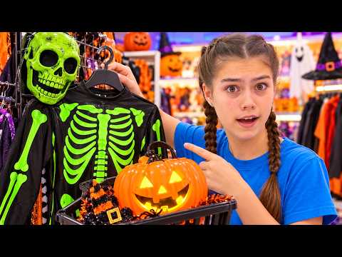 Nastya and Halloween Stories | Costume Shopping and Decorations