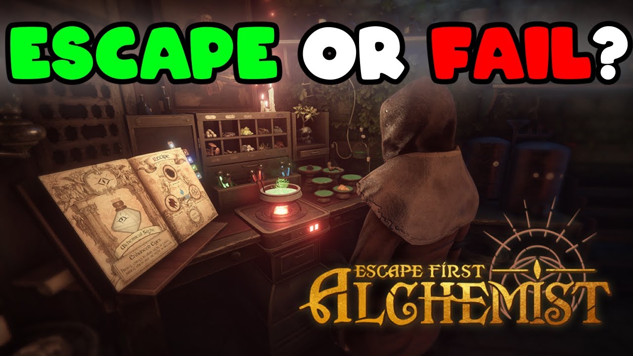 Trapped in the Wildest Escape Room - Escape First Alchemist