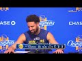 Klay Thompson Postgame Interview | Golden State Warriors dominate Boston Celtics 123-107
