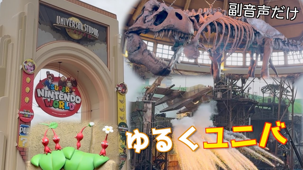 ユニバを散策しながらアトラクション乗りまくりVLOG！