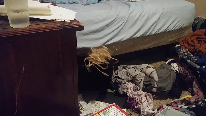 Scare my step daughter successfully
