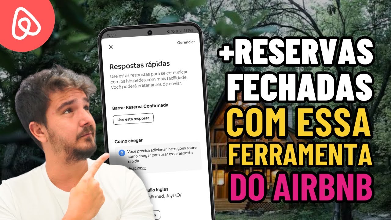 Ferramenta de RESPOSTAS SALVAS do Airbnb