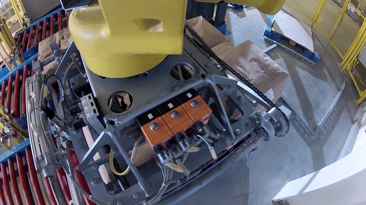 Robot Palletising of Chemical Products at Clariant