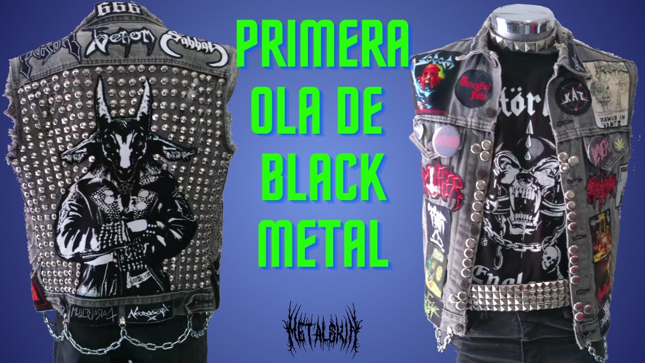 Chaleco de parches de la primera ola Black Metal