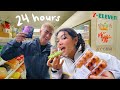 eating ONLY Japanese convenience foods for 24 HOURS! 🍜