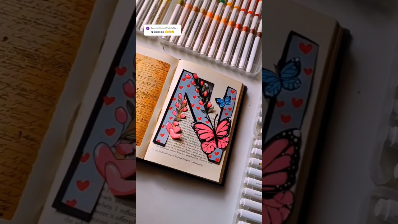 N Letter Art 