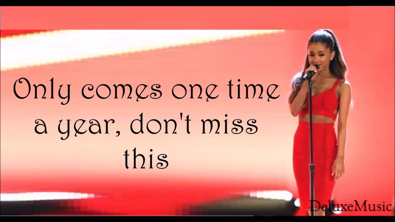 Ariana grande lyrics christmas and chill