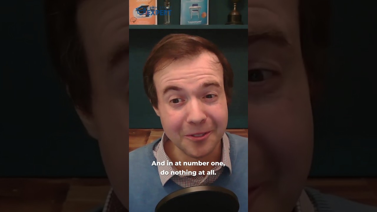 The best study break is doing nothing