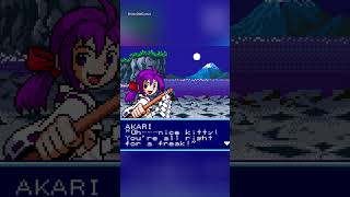 After Akari &amp; Bison beats Evil Ryu.. #fightinggames #snk #capcom #ending