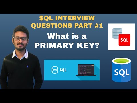 What is a PRIMARY KEY- SQL INTERVIEW QUESTION #1