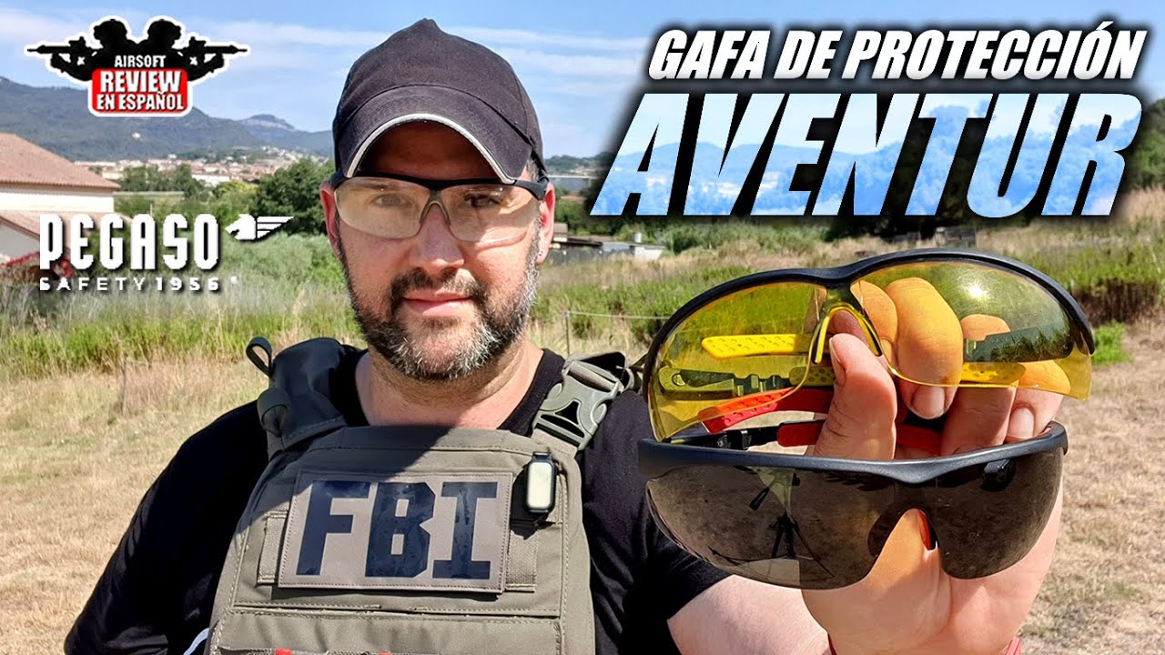 Gafas de protección🥽🔨 para Airsoft  Pegaso AVENTURr | Airsoft Review en Español
