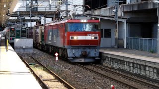 2018/10/07 JR貨物 3064レ EH500-23 新白河駅 | JR Freight: Cargo Train by EH500-23 at Shin-Shirakawa