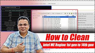 How to clean Intel ME Region 1st Gen to 14th Gen #akinfo #laptoprepair  #BIOS #MEclean #karolbagh