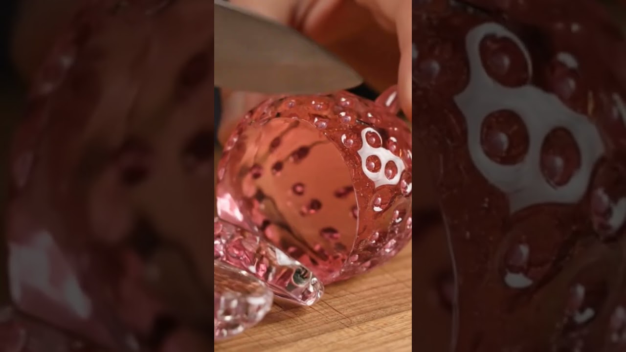 #stoberry #kiwi #pepper #asmr #satisfying #crestal #aicontent #fruit #relaxing #sound