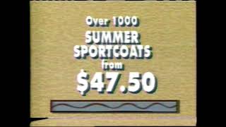 1991 Wisconsin Kahn's Clothing Store Commercial 2