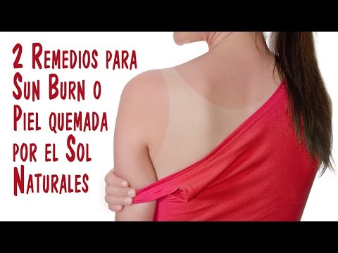 Video: Cómo hacer spray anti-quemaduras solares / niebla en casa