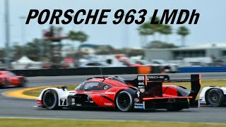Porsche 963 LMDh GTP Garage and On Track Testing at Daytona