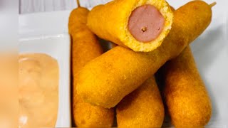 How to make Corn Dogs | Easy Homemade Corn Dog recipe screenshot 4