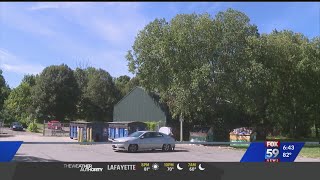 Department of Public Works removes two recycling bins on Indy's northwest side