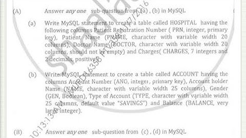 mysql sum and solution tyb.comsem5 mumbai university