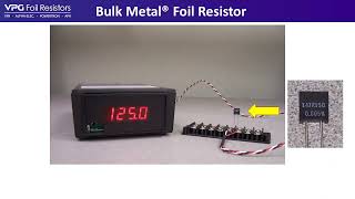 Bulk Metal® Foil Resistors Become the Ideal RTD Simulators