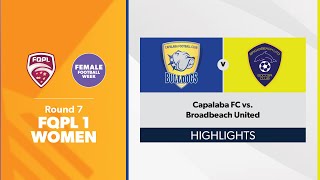 FQPL 1 Women Round 7 - Capalaba FC vs. Broadbeach United Highlights by Football Queensland 48 views 2 days ago 4 minutes, 8 seconds