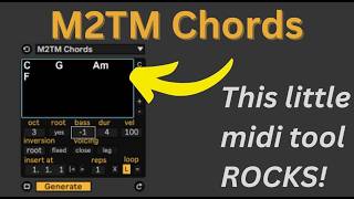 M2TM "Chords"  -Midi Transformation Tool for Ableton