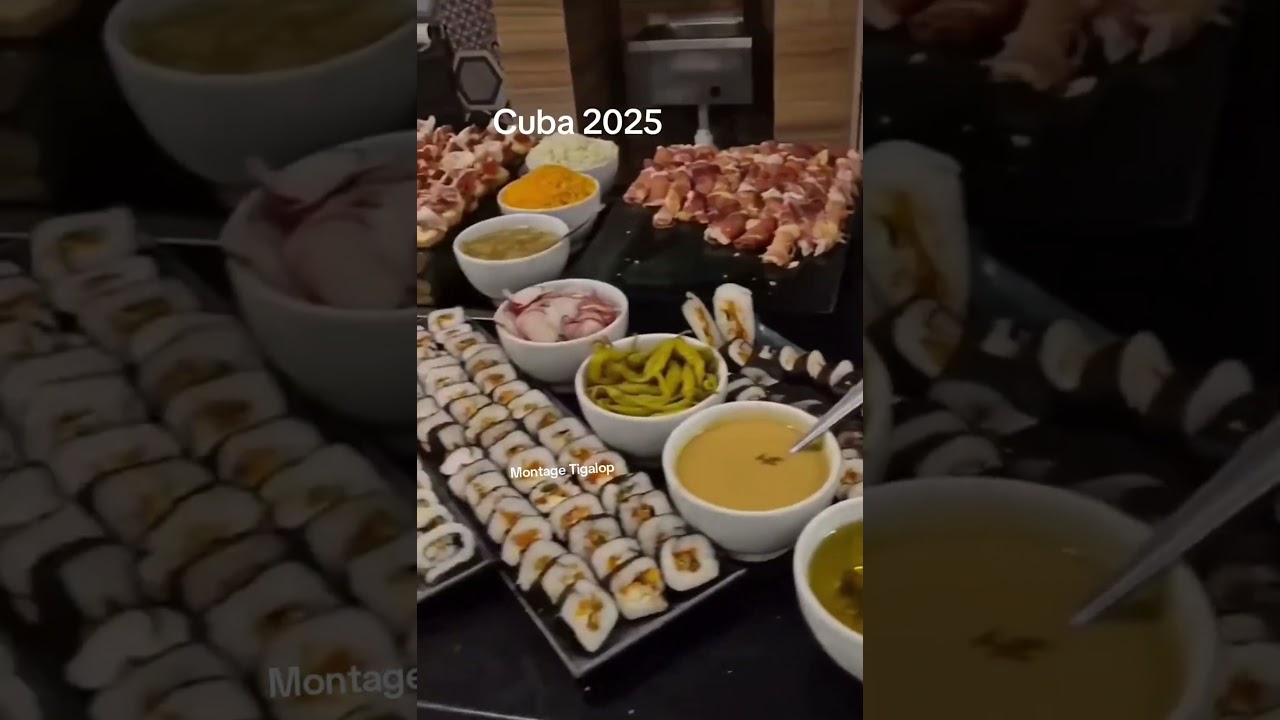 Sol Varadero beach 2025 Cuba nourriture 