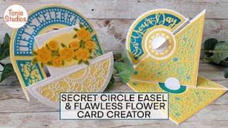 Tonic Studios Secret Circle Easel and Flawless Flowers Card Creator die sets