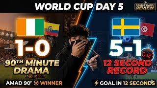 Ivory Coast 1-0 Ecuador & Sweden 5-1 Tunisia | World Cup 2026 Day 5 Review ⚽🇨🇮🇪🇨🇸🇪🇹🇳