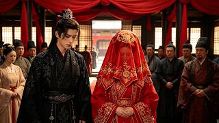 新娘因貌醜遭王爺拒婚，摘下面具竟是絕世女將，全場看呆！#drama #古装 #中国电视剧