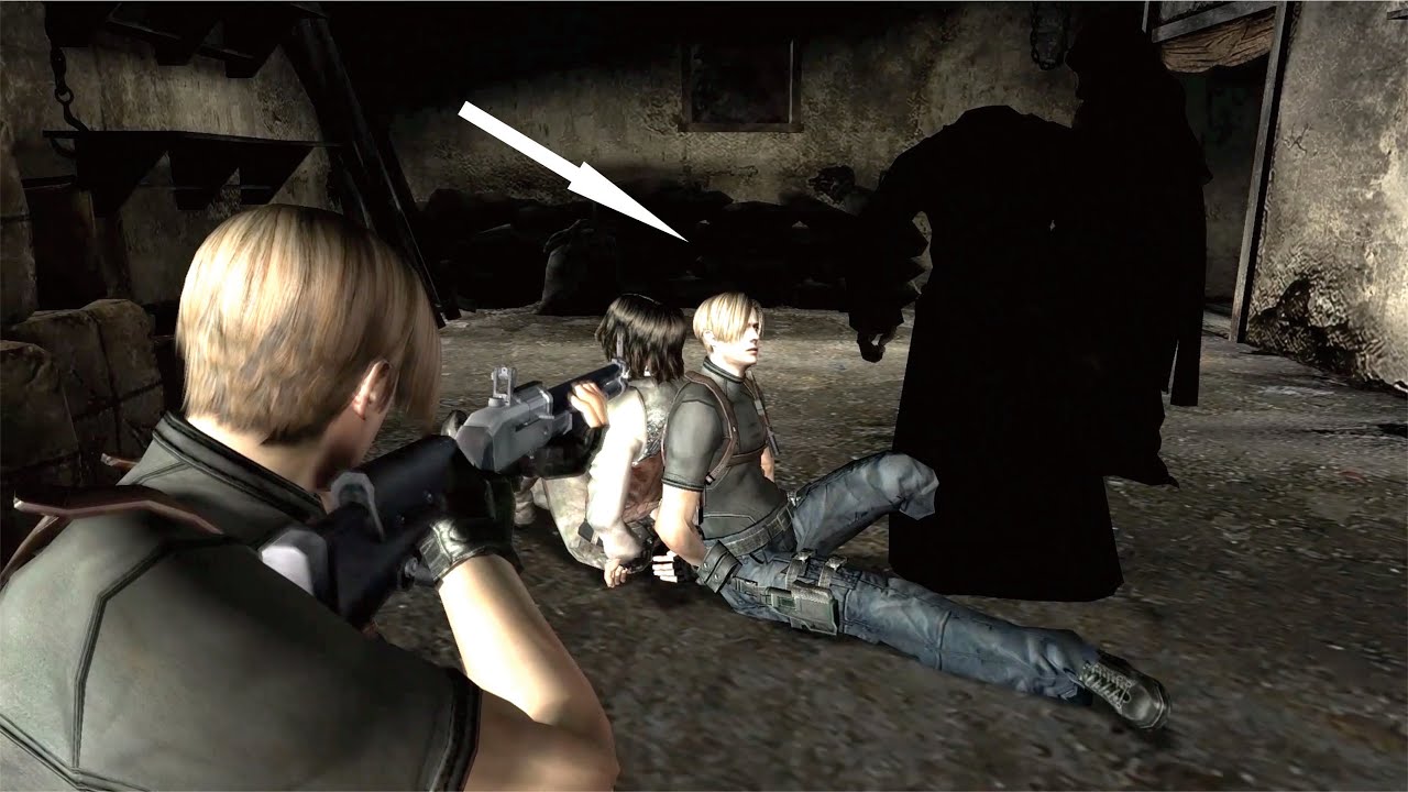 Что произойдёт, если Леон сможет свободно ходить во время заставки? — Часть 1 — Resident Evil 4