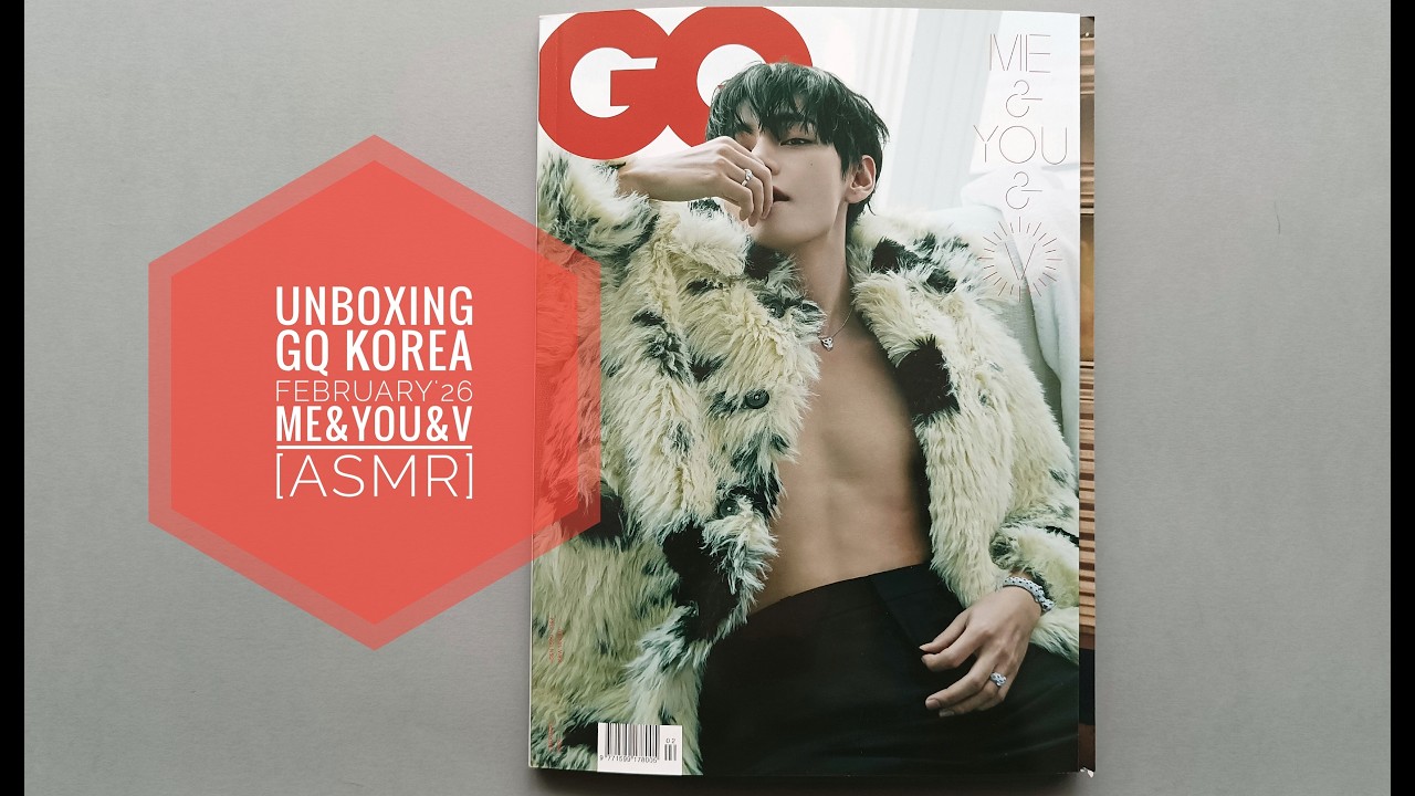 Unboxing GQ Korea February '26 Me & You & V [ASMR]