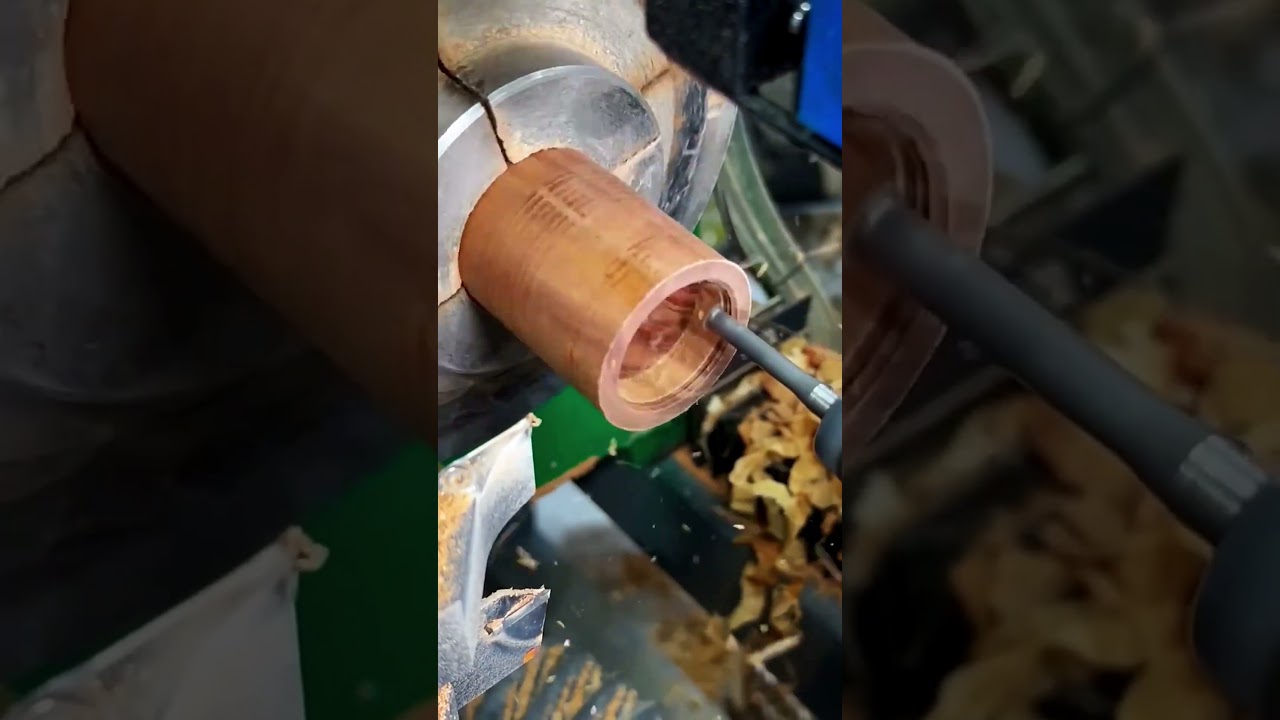 Wood screw lid making lathe- Good tools and machinery make work easy
