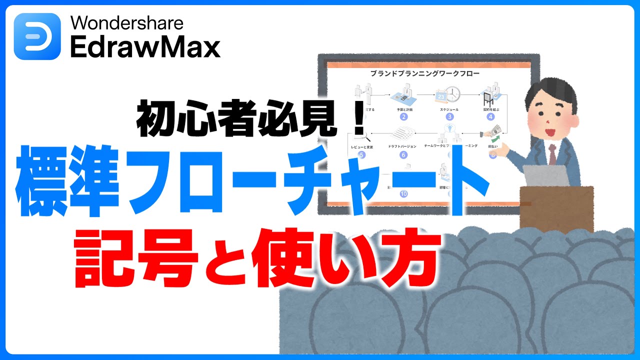 初心者必見！標準フローチャート記号と使い方｜Wondershare EdrawMax