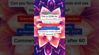 ⏳ Only 1% Can Finish This #2236Hz Challenge for 60 Seconds. Are You One of Them