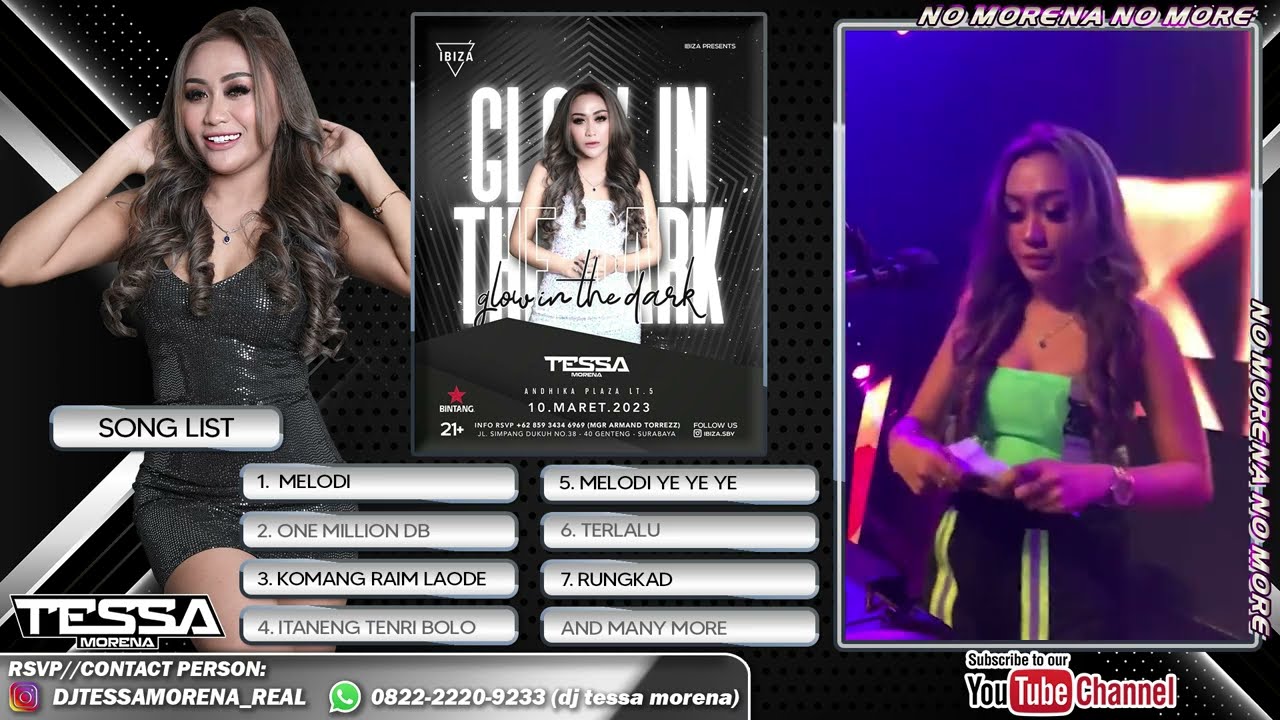 FUNKOT GLOW IN THE DARK HAPPY PARTY BOIM CLARAZ 82 FEAT NAKAN 101 AT IBIZA SRABYA BY DJ TESSA MORENA