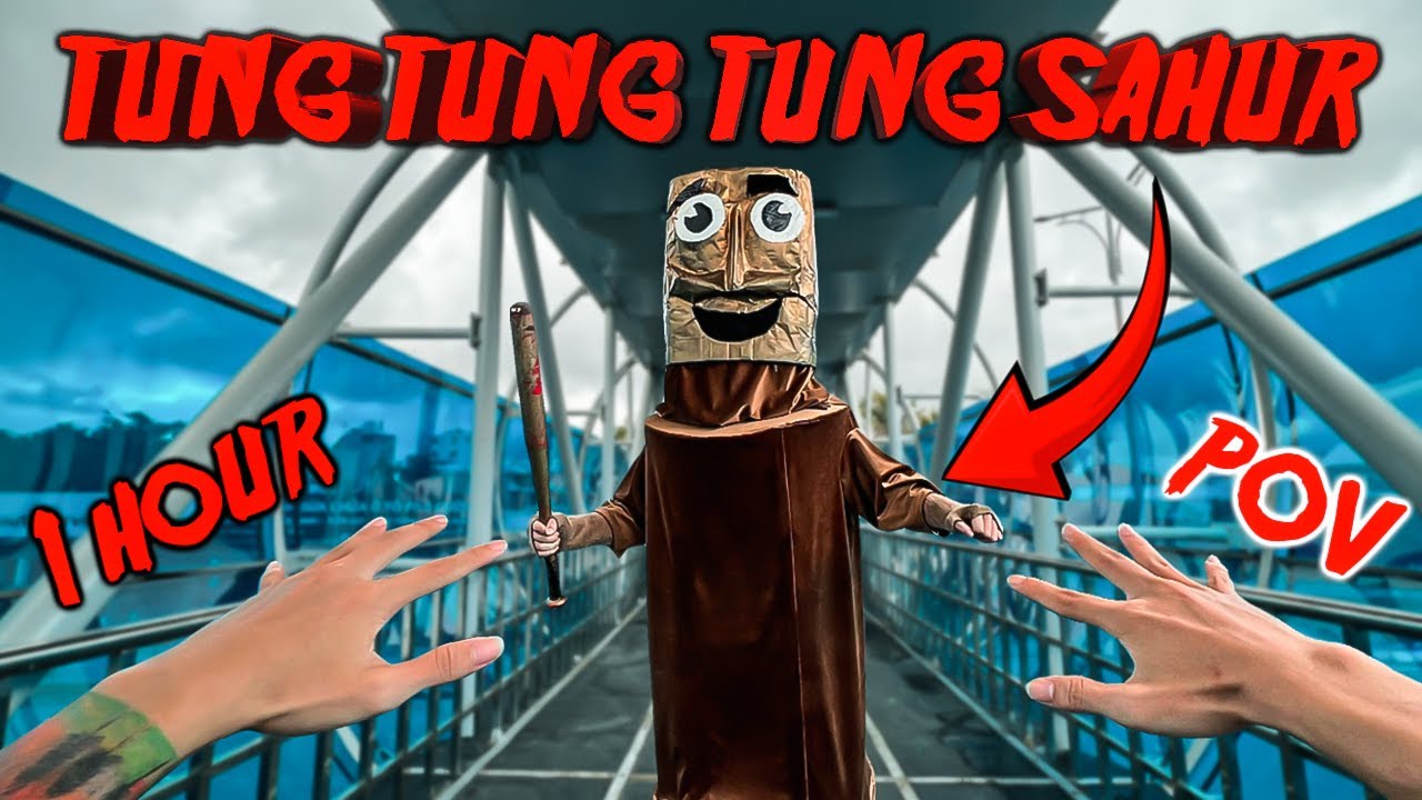 ESCAPING TUNG TUNG TUNG SAHUR REAL LIFE l Best of BRAINROT ITALIAN 1 l Horror Parkour POV (1 HOUR)