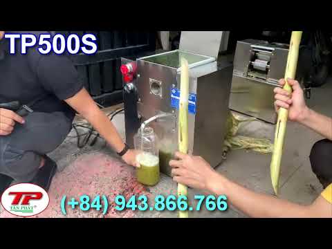 Video ÉP 1 LẦN KIỆT NƯỚC ĐẾN 99% - MÁY ÉP MÍA TP500S THIẾT... - youtube