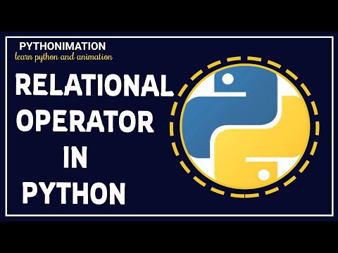 RELATIONAL OPERATOR  IN PYTHON | COMPARISION OPERATOR IN PYTHON (IN HINDI)