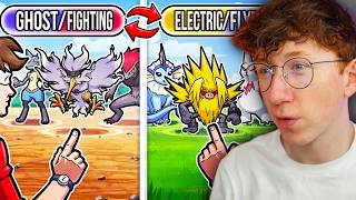 Patterrz Reacts to Choose Your Starter BUT SWAP Types!