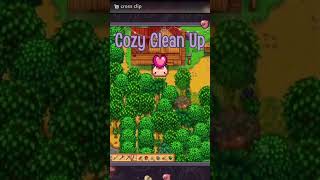 Cozy Farm Clean Up ♡ #stardewvalley #cozy #farminggame #cleaning #youtubeshorts #twitchstreamer screenshot 3
