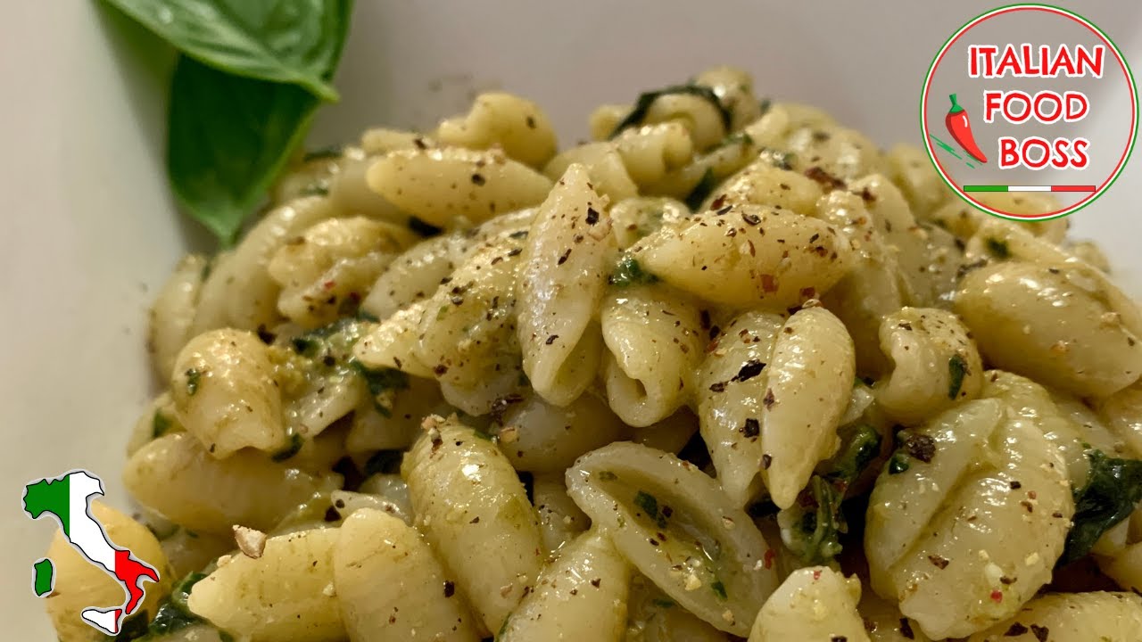 Authentic pesto 6 ingredients (Real Italian recipe!) YouTube