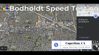 Ronbow @ Stevens Creek Blvd | Cupertino CA | Cellular Network Speed Test AT&T T-Mobile Verizon