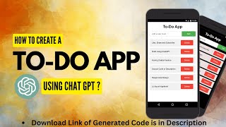 Building a To-Do List App using @OpenAI's ChatGPT in 2 minutes #openai  #chatgpt
