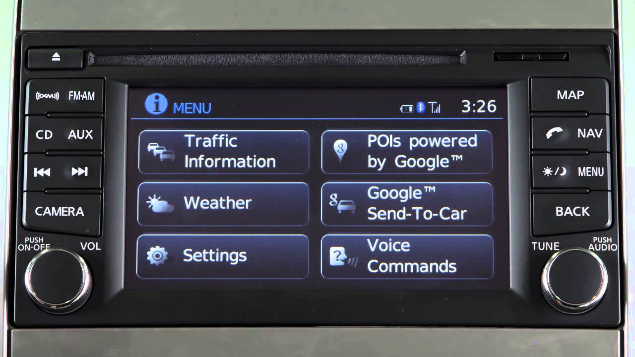 2013 NISSAN Xterra Control Panel and Touch Screen Overview YouTube