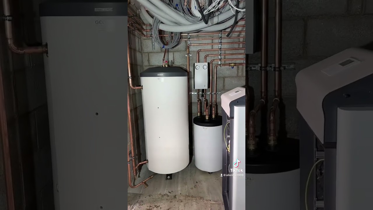 Ground source, heat, pump, renewable energy ￼#tiktok #plumbing #heatpump